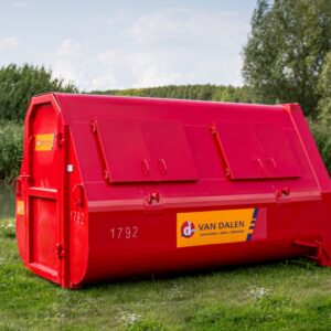 Bouwafval container 10 m³ gesloten